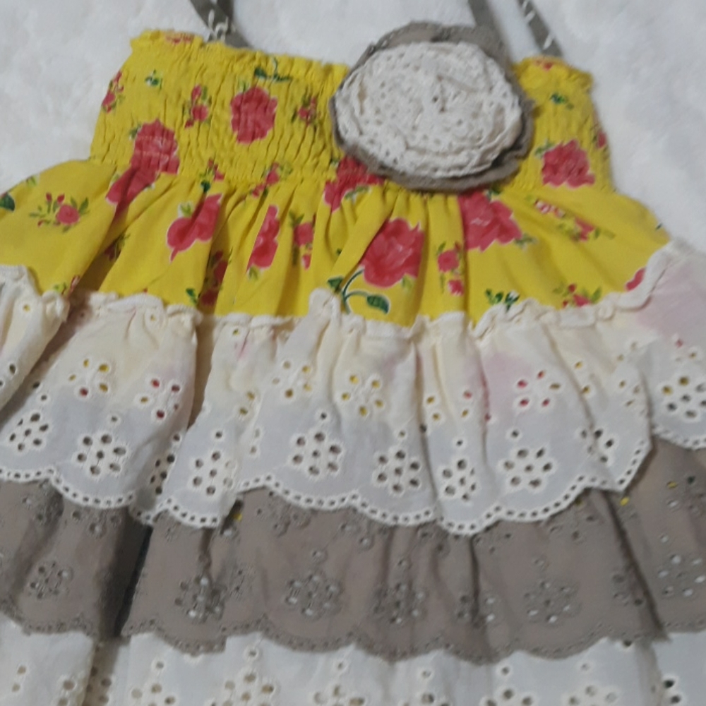 EUC Mustard Pie shirt/skirt - Picture 3 of 5